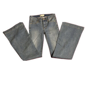 Free People Women's Flared Bell Bottom Blue Jeans size 24